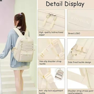 2026 New Design Wholesale Price High Quality Custom Logo <b>Canvas</b>/Polyester Sports <b>Backpack</b> with Customized Color <b>Canvas</b> <b>Backpack</b> - Product Image 6