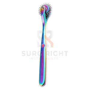 Rueda de Wartenberg Neuro con 2 cabezales de acero, instrumento de diagnóstico multicolor arcoíris, herramienta para pruebas sensoriales de nervios de SurgiRight - Product Image 6
