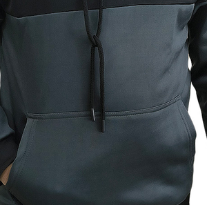 Ensemble de survêtement unisexe d'hiver noir et gris uni, élégant, confortable et performant pour la gym, l'entraînement et le sport décontracté - Product Image 4