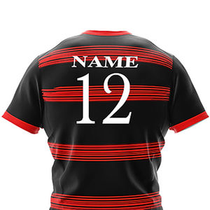 Uniforme de Rugby 100% Poliéster, Precio de Fábrica al por Mayor, Jersey Personalizado Sublimado en Verde Fluorescente, Manga Corta para Adultos - Product Image 6