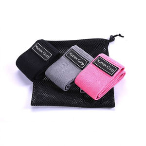 Bandas de tela de poliéster de alta resistencia con logotipo personalizado para yoga, ejercicios de cadera y glúteos, set de gimnasio en casa con bolsa de transporte para personas mayores - Product Image 4