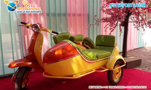 Muslim <b>Wedding</b> Multicolor Scooter for Bride Entry Paksitani <b>Wedding</b> Photobooth Colorful Scooter Hindu <b>Wedding</b> Decor RickshawUSA - Product Image 2