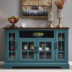 4-Door Sideboard <b>Buffet</b> <b>Table</b> - Product Image 3