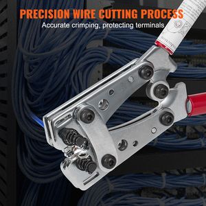 Herramienta de crimpado de terminales de aluminio de alta resistencia de 10 1/0 AWG con 60 conectores de 6 hilos - Product Image 3
