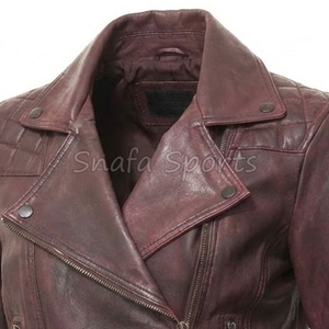 Women Designer Leather Crop <b>Jacket</b> <b>Short</b> Modern Coat Elegant Slim Fit Stylish Winter Fashion <b>Jackets</b> for Ladies - Product Image 3