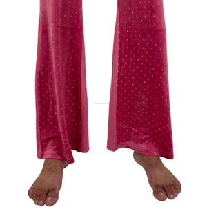 ชุดวอร์มประดับพลอยเทียมสำหรับผู้หญิงทรงสลิมฟิต - Product Image 6