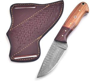 Couteau à lame fixe en acier Damas de qualité industrielle, nouveau design professionnel, pour la chasse et le camping, fabrication OEM, fournisseur UA - Product Image 1