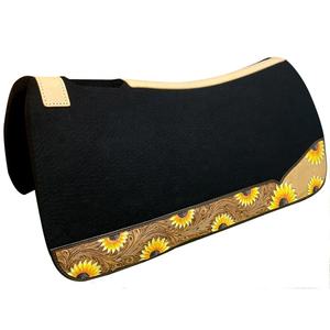 แผ่นรองอานม้าแบบตะวันตกผ้าสักหลาดขน100% ผลิตภัณฑ์หนังสำหรับขี่ม้าจากผู้ผลิตออกแบบตามสั่ง - Product Image 4