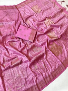 Sari en jacquard de designer Jari avec bande Meenakari et bordure Kanni – Collection Spéciale Festive - Product Image 2