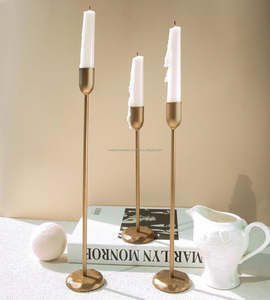Candelabros Modernos y Duraderos de Metal para Bodas, Cumpleaños, Hogar, Bar, Fiestas y Decoración Navideña - Product Image 1