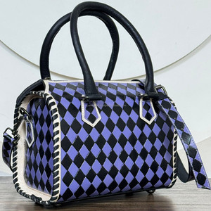 Sac de voyage Speedy en cuir à carreaux fait à la main, sac de voyage de luxe, sac de sport, design classique, sac de voyage pour une nuit - Product Image 4