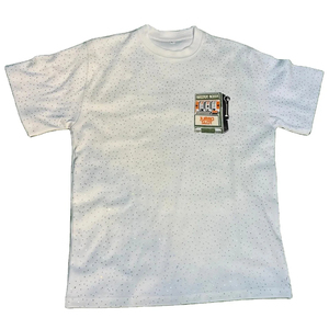 เสื้อยืดสตรีทแวร์ผู้ชายทรงโอเวอร์ไซส์สุดเทรนดี้ ผ้าฝ้าย 100% ทรงดรอปไหล่ น้ำหนัก 250gsm ไซส์พลัส ตกแต่งด้วยงานปักคริสตัล - Product Image 1