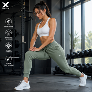 Women's Tapered <b>Slim</b> Fit Gym <b>Joggers</b> Custom OEM ODM Workout Sweatpants Premium Fitness Training Running Yoga Athletic Activewear - Product Image 3