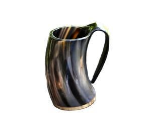 PAQUETE DE 2 Taza de cuerno para beber Jarra de cerveza medieval Taza Ale Mead Horn Glass Best Groomsmen Regalo DE BODA Mejor regalo del Día del Padre - Product Image 1