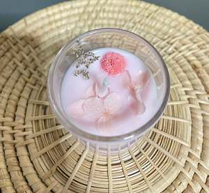 Bougie parfumée artisanale en cire de soja dans un bocal en verre réutilisable, contenant d'aromathérapie pour la décoration de la maison (60 ml) - Product Image 3
