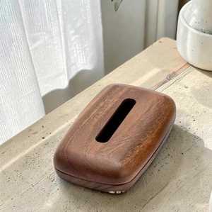 Boîte à mouchoirs en bois artisanale Ali Fashion Art, design classique, durable, imperméable, autoportante, avec ressort, décorative - Product Image 5