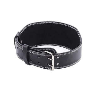 เข็มขัดยกน้ำหนักหนังแท้ พาวเวอร์ลิฟติ้ง ยิม เข็มขัดยกน้ำหนักแบบกำหนดเอง พร้อมโลโก้สั่งทำ - Product Image 2