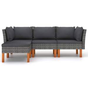 Conjunto de Muebles de Jardín Grises - Product Image 3