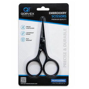 Tijeras de Bordado Profesionales de Acero Inoxidable, Cortahilos de Precisión para Costura, Manualidades, OEM, ODM, Logotipo Personalizado - Product Image 1