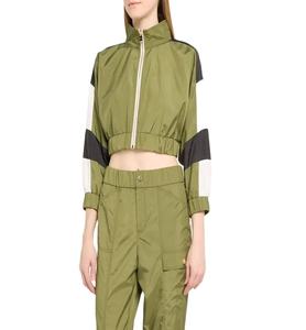 Vente en gros Veste d'extérieur personnalisée à fermeture éclair pour femmes Veste imperméable légère de grande taille Coupe-vent à séchage rapide Veste en nylon - Product Image 3