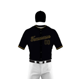 2026 New Design Breathable Short Sleeve Printed Baseball Uniform for Unisex Customized Logo <b>Light</b> Weight in Low MOQ - Product Image 5