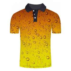 เสื้อโปโลผู้ชายพิมพ์ลายแบบซับลิเมชั่นเต็มตัว คุณภาพสูง แห้งเร็ว ระบายอากาศได้ดี พร้อมโลโก้  แบบสวมใส่สบาย เหมาะสำหรับเล่นกีฬา - Product Image 2