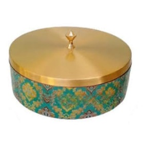 Pot de service alimentaire gravé à la main, multifonctionnel, de haute qualité, pour servir des plats, pot à ragoût, pot de stockage pour le roti avec couvercle - Product Image 5