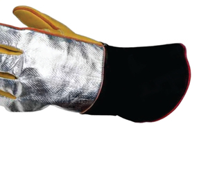 Guantes de Soldadura de Aluminio Resistentes al Calor y Antiestáticos de 11 oz, Guantes de Seguridad para Trabajo, Metalurgia, Horno Industrial - Product Image 6