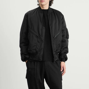 <b>Lightweight</b> Windbreaker Style Custom Coat - All-Day Comfort Custom <b>Men</b>’s Bomber – 100% Breathable Cotton Twill - Product Image 1
