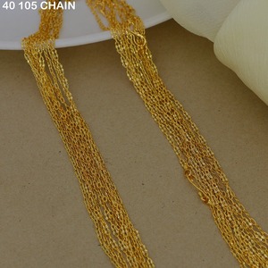 Gold Plated <b>Chain</b> Necklace Fashion Jewelry Gold Plated Classic <b>Chain</b> Gold Plated <b>Chain</b> Necklaces Vintage Style Golden <b>Chain</b> - Product Image 3