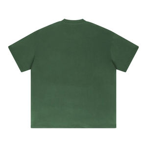 High Quality Streetwear Oversized Men's <b>T</b>-<b>Shirt</b> Front Logo Breathable <b>Polyester</b>/Cotton Casual Jersey in Custom Designs OEM - Product Image 6