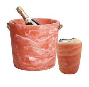 Seau à glace pour vin en résine de haute qualité, seau à glace pour vin en résine personnalisé - Product Image 6