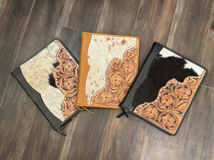 เครื่องผูกเอกสารหนังแท้สามขนาด A4อุปกรณ์เย็บลายโลโก้กำหนดได้เอง - Product Image 5