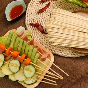 High Quality Bamboo Skewers 10 Inch Export Standard Food Grade Eco Friendly <b>BBQ</b> Sticks Durable Natural Bamboo Skewer - Product Image 6