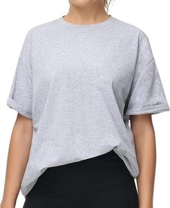 เสื้อยืดสตรีทแวร์โลโก้แบบกำหนดเอง เสื้อยืดผ้าฝ้ายทรงหลวมสำหรับผู้หญิง เสื้อยืดคอกลมโอเวอร์ไซส์สุดหรูสำหรับผู้หญิง - Product Image 1
