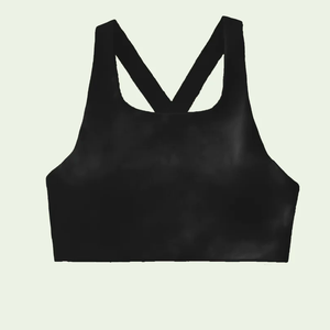 Soutien-gorge de sport pour femme en promotion – Haute qualité, extensible dans 4 directions, respirant, écologique, élasticité moyenne, XS personnalisable à l'avant - Product Image 3