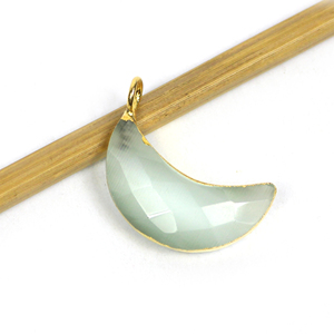 Pulsera y Collar Unisex Aqua Color Monalisa 20 X 8 con Media Luna y Cristales de Imitación Plateados para Fiesta Cristiana DIY - Product Image 4