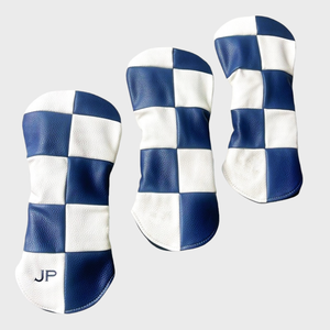 SOSH4 Housse de club de golf personnalisable en cuir PU, motif feuille, fermeture magnétique durable, couleurs unies, résistante à l'eau, suspendable - Product Image 3