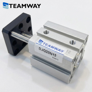 TEAMWAY DJQ20N15 กระบอกลมแบบมีแกนนำทางสามแกน กระบอกลมขนาดกะทัดรัดพร้อมแผ่นสไลด์แม่เหล็กนำทาง แบบสองทาง - Product Image 1