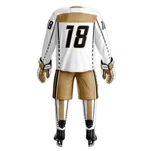 Uniforme de Hockey sobre Hielo de Alta Calidad al por Mayor, Talla Grande, con Letras, Cómodo, Impresión por Sublimación, Transpirable, Estilo Moderno - Product Image 6