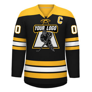 Jersey de Hockey sobre Hielo Personalizado Transpirable de Alta Calidad, Diseño de Moda al por Mayor, Personaliza tu Propio Logotipo, Jerseys Deportivos Transpirables - Product Image 3