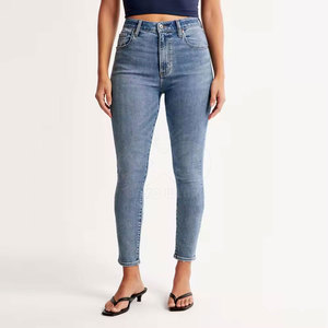 Último Diseño, Servicio OEM, Pantalones Vaqueros para Mujer, Cómodos, Transpirables, de Primera Calidad - Product Image 4