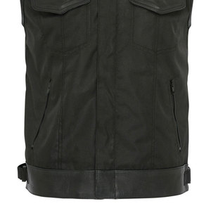 Customizable <b>Men</b> Leather <b>Vest</b> Windproof High Quality Custom Color Custom Design Leather <b>Men</b> Winter <b>Vest</b> - Product Image 6