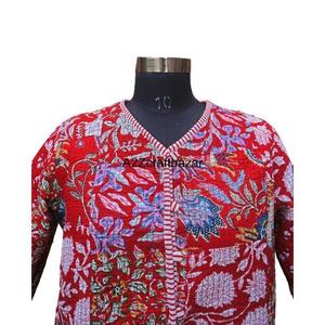 เสื้อแจ็คเก็ตถักมือสไตล์วินเทจผ้าฝ้ายติดกระดุมสำหรับฤดูร้อน ใส่ได้สองด้าน เป็นมิตรกับสิ่งแวดล้อม ระบายอากาศได้ดี สำหรับผู้หญิง - Product Image 2