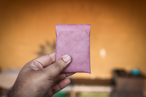 Designer Stitchless Leather <b>Wallet</b> Minimalist Slim Card Holder Genuine Leather No Stitch <b>RFID</b> <b>Blocking</b> Men Car SLW-0040 - Product Image 2