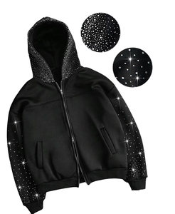Custom Winter Hoodies Low MOQ Wholesale OEM Sherpa Lined <b>Fleece</b> Heavyweight <b>Warm</b> Manufacturer Factory - Product Image 2