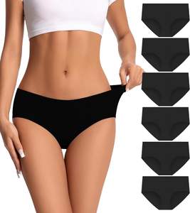 Braguitas Hipster para Mujer Everyday Bliss, Mezcla de Algodón Suave, Tejido Liso Teñido, Transpirable, Ecológico, Sensación Agradable y Flexible - Product Image 1