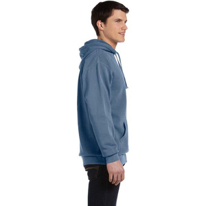Unisex <b>Winter</b> <b>Fleece</b> Fabric Heavyweight Oversized Pullover Hoodie with Pockets 100% Cotton Puff Printing Available - Product Image 4
