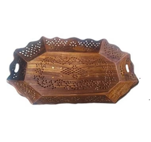 Bandeja de madera para cubiertos y alimentos, varios diseños, superventas, precio económico, bandejas de madera de diseño - Product Image 3