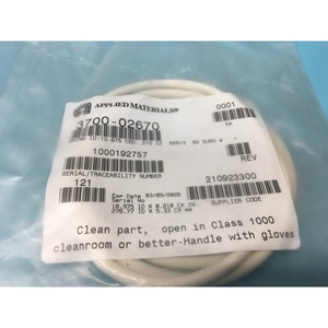 AMAT 3700-02670 O-RING ID 10.975 CSD .210 CHEMRAZ - Equipo y Piezas de Semiconductores de Confianza de Marca Global - Product Image 1